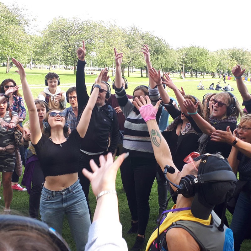 Dublin silent disco Walking Tours